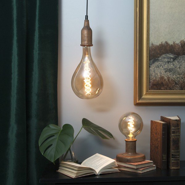 Tmavě hnědé závěsné svítidlo Jojo – Star Trading-image-2