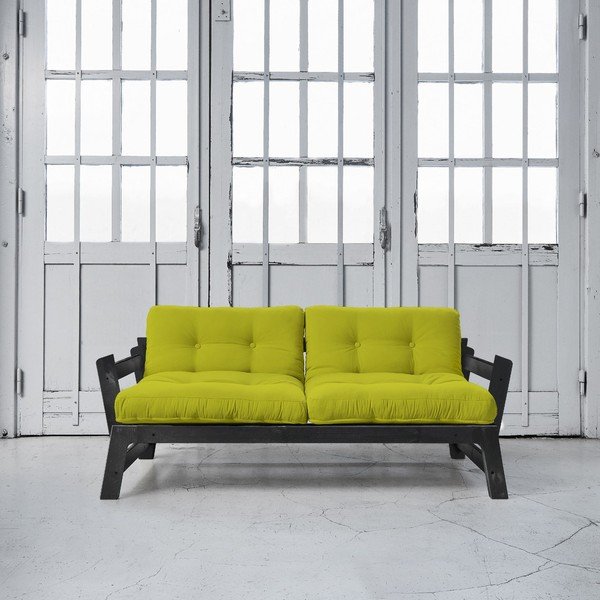 Rozkládací pohovka Karup Step Black/Pistacio-image-1