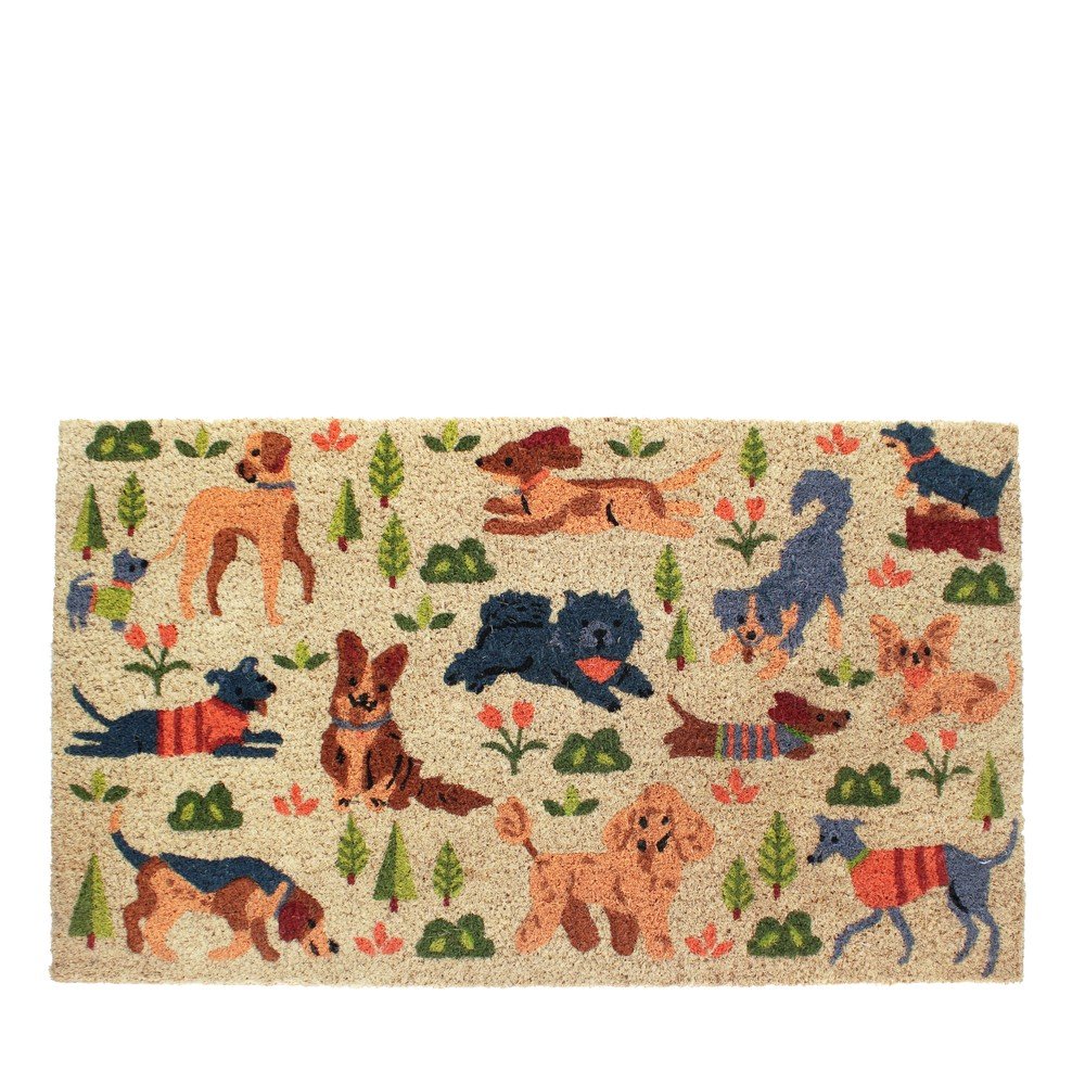 Rohožka z kokosového vlákna 73x43 cm Dog Park – Rex London