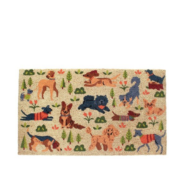 Rohožka z kokosového vlákna 73x43 cm Dog Park – Rex London