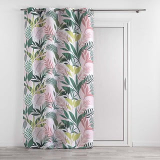 Zelený/růžový závěs 140x260 cm Assana – douceur d'intérieur