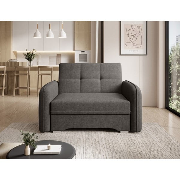 Tmavě šedé křeslo Laine – ELTAP-image-1