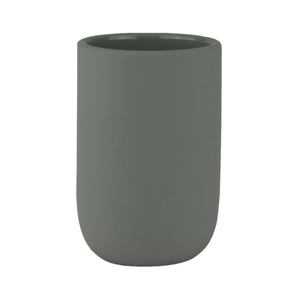 Zelený keramický kelímek na zubní kartáčky Lotus – Mette Ditmer Denmark