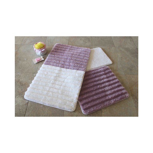 Set 3 koupelnových předložek Brownies