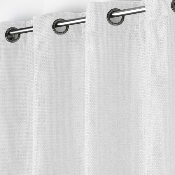 Bílý závěs z žinylky 140x260 cm Leo – douceur d'intérieur-image-2