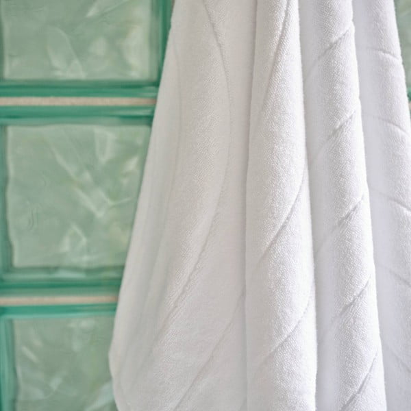 Světle šedý froté bavlněný ručník 50x100 cm Time – Zone-image-2