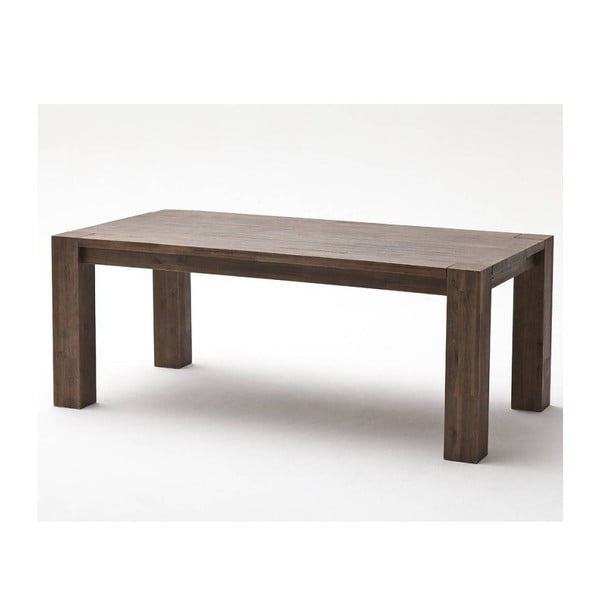 Tmavě hnědý jídelní stůl  z akáciového dřeva SOB Sydney, 160 x 90 cm