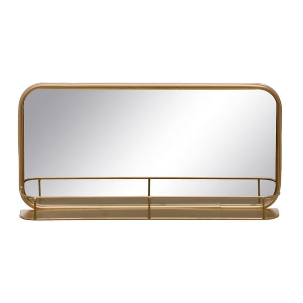 Nástěnné zrcadlo s poličkou  55,5x28,5 cm – Ixia