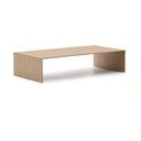 Konferenční stolek ve světle přírodní barvě v dekoru dubu 70x140 cm Litto – Kave Home