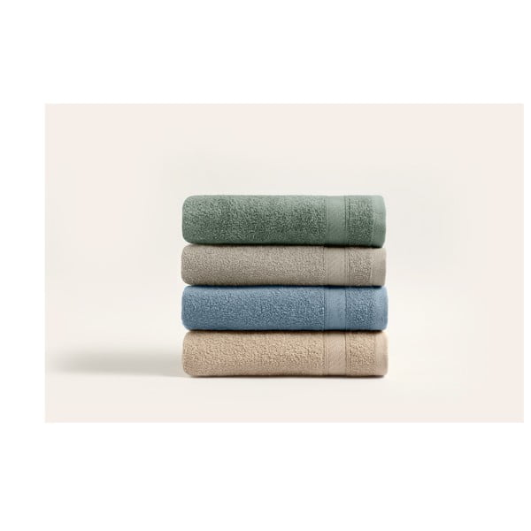 Froté bavlněné ručníky v sadě 4 ks 50x90 cm – Foutastic