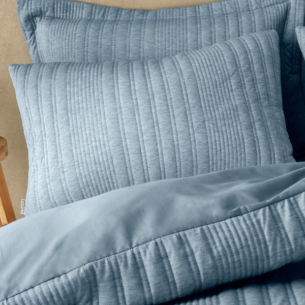 Modré povlečení na dvoulůžko 200x200 cm Tamba Stripe – Pineapple Elephant-image-1