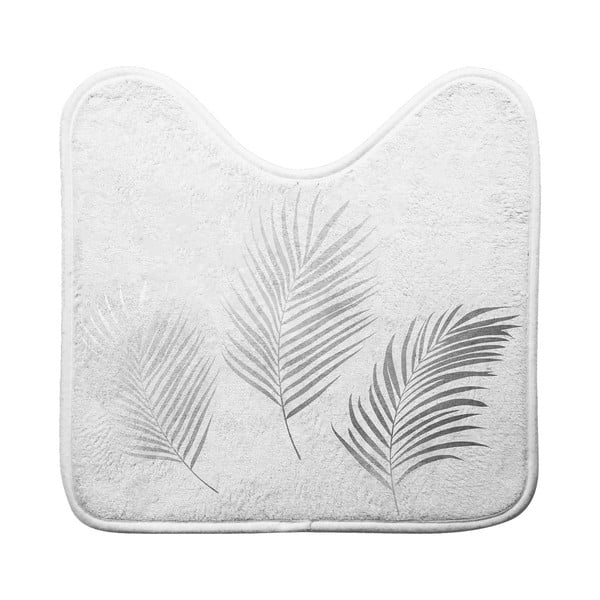 Bílá/ve stříbrné barvě WC koupelnová předložka 45x45 cm Orbella – douceur d'intérieur