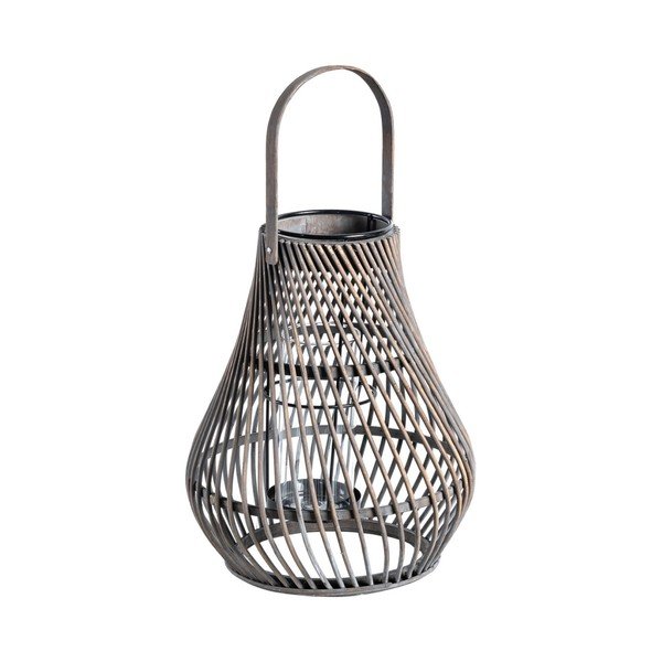 Bambusová lucerna Vox Raval, výška 36 cm