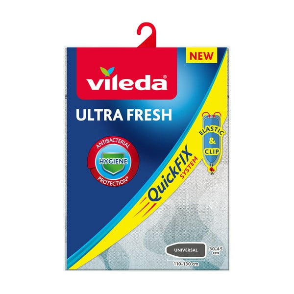 Modro-šedý bavlněný potah na žehlicí prkno Vileda Ultra Fresh-image-3