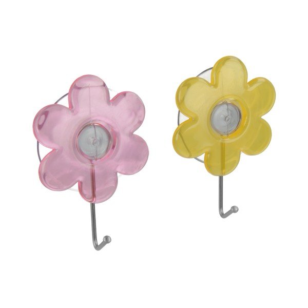 Sada 2 háčků s přísavkou Metaltex Fiore