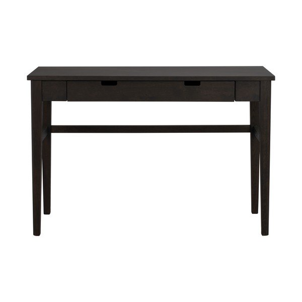Konzolový stolek s deskou v dubovém dekoru v tmavě přírodní barvě 40x110 cm Garrison – Rowico-image-2