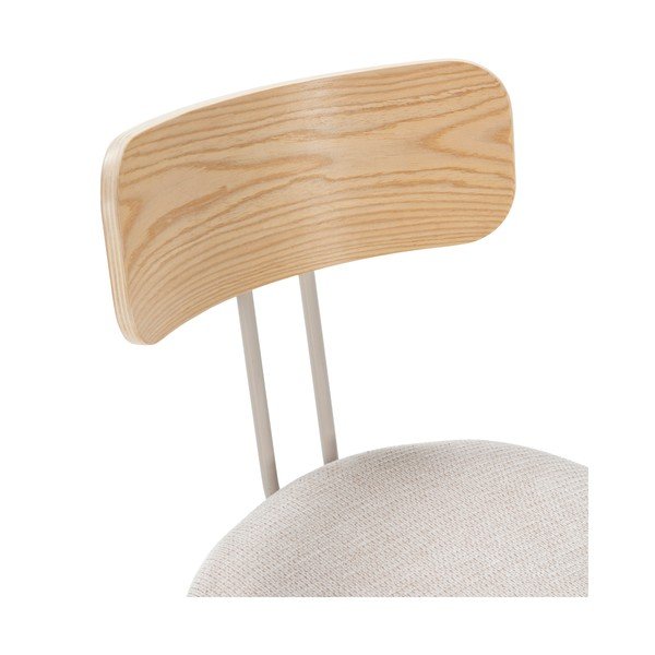 Béžová/v přírodní barvě čalouněná jídelní židle Olimpia – MOME-image-4