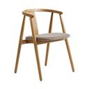 Jídelní židle v béžovo-přírodní barvě Relate – Unique Furniture