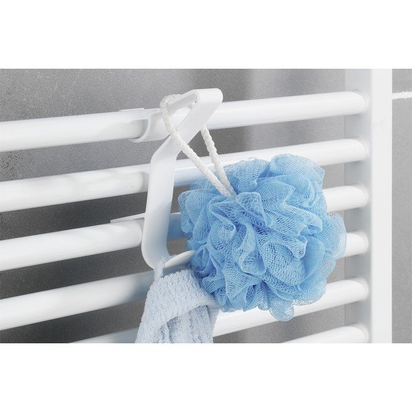 Bílé závěsné plastové háčky v sadě 3 ks – Maximex-image-1