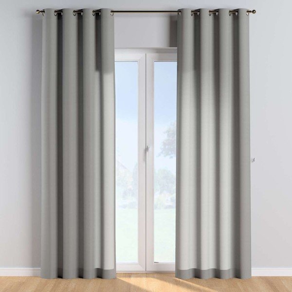 Šedý závěs 260x130 cm Happiness - Yellow Tipi-image-1