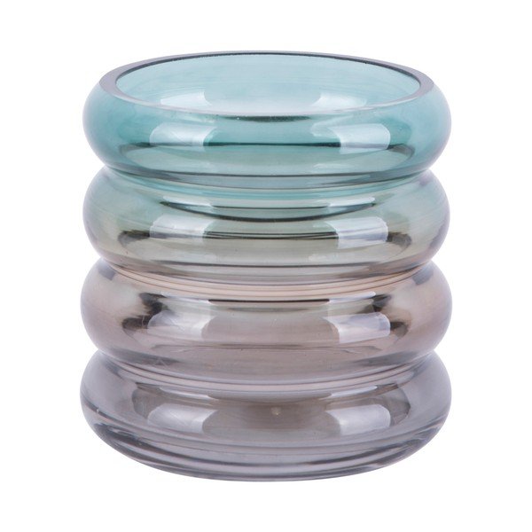 Skleněná malá váza PT Living Rings, výška 12,5 cm