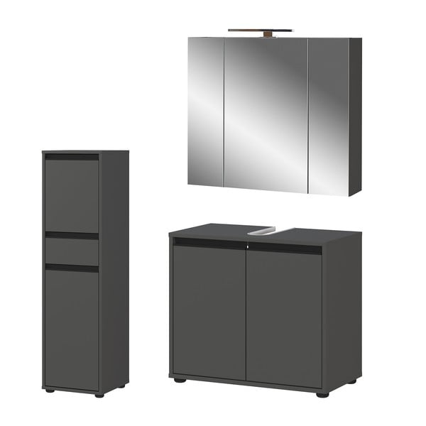 Antracitová koupelnová sestava Lemont – Germania
