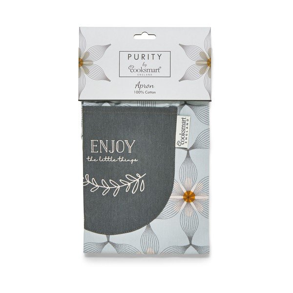 Modrá bavlněná zástěra Cooksmart ® Purity-image-2