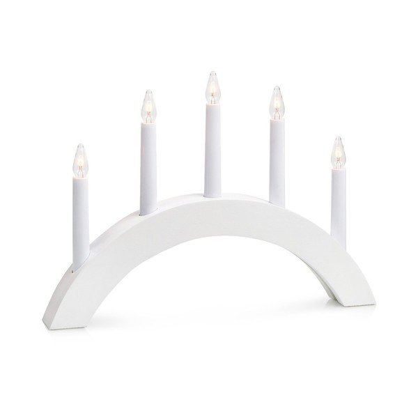 Bílá světelná dekorace s vánočním motivem Atle – Markslöjd