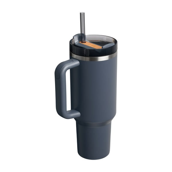 Tmavě modrá termoska s brčkem z nerezové oceli 1,18 l Quencher H2.0 FlowState Tumbler Twilight – Stanley-image-2