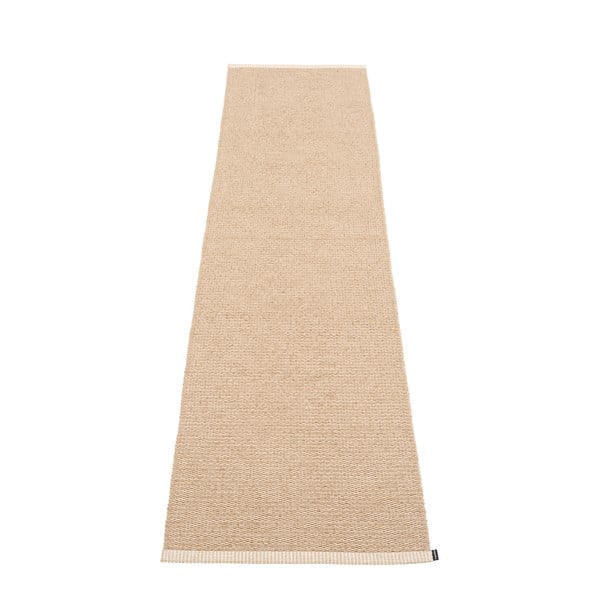 Béžový vnitřní a venkovní běhoun 60x250 cm Mono Light Nougat – Pappelina