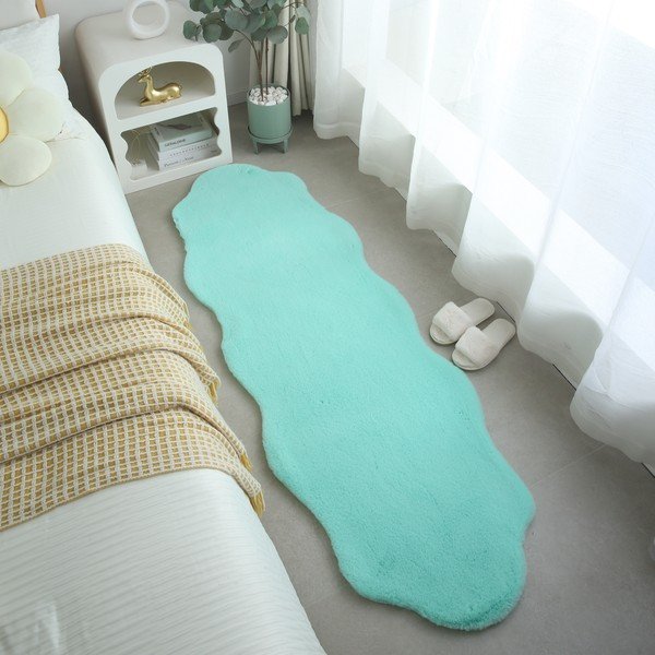 Syntetická kožešina v mentolové barvě 60x180 cm Caty – Ayyildiz Carpets-image-2