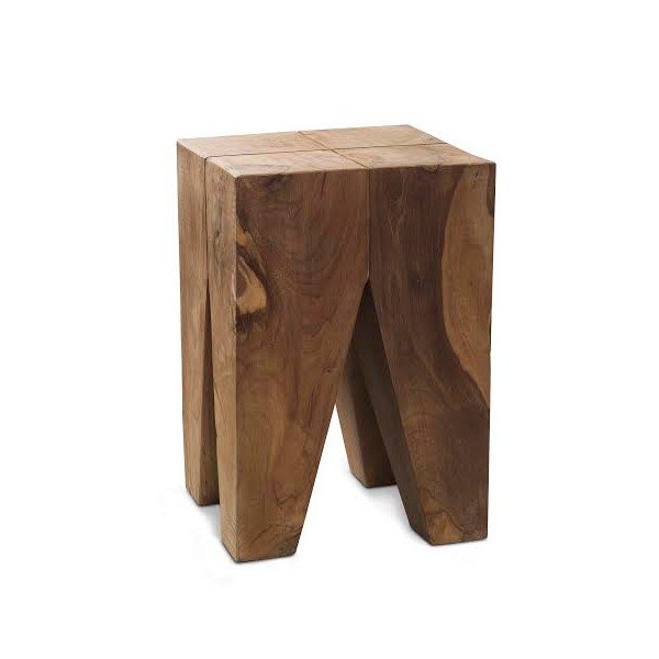 Dřevěná taburetka Carre