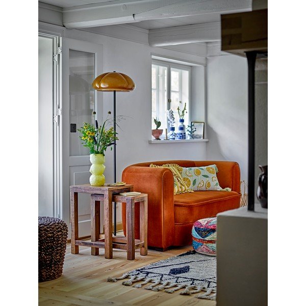 Žlutá skleněná váza (výška 27 cm) Limone – Bloomingville-image-1