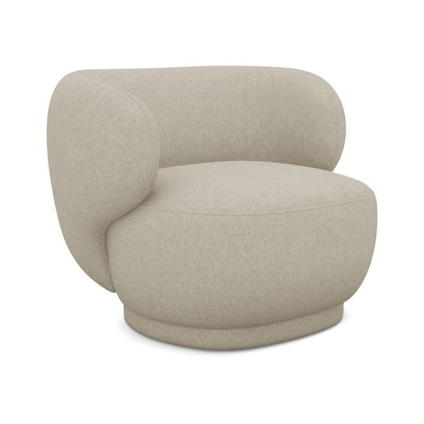 Béžové křeslo Hina – Makamii