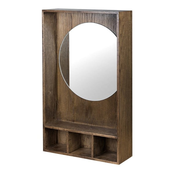 Hnědý věšákový panel z dubového dřeva 40x65x11,5 cm Show Me – Mette Ditmer Denmark