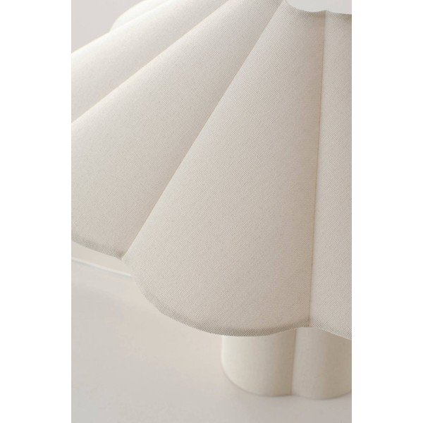 Krémová lněná stolní lampa (výška 38 cm) Gerd – Jotex-image-4
