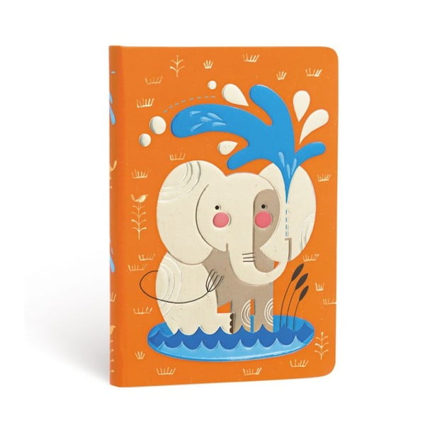 Zápisník s tvrdou vazbou Paperblanks Elephant, 9,5 x 14 cm