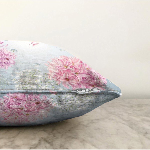 Modrý povlak na polštář s příměsí bavlny Minimalist Cushion Covers Peony, 55 x 55 cm-image-1
