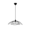 Černé závěsné svítidlo s kovovým stínidlem ø 50 cm Farac – Opviq lights