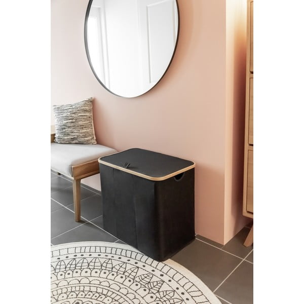 Látkový koš na prádlo 105 l Trio Ecori – Wenko-image-1