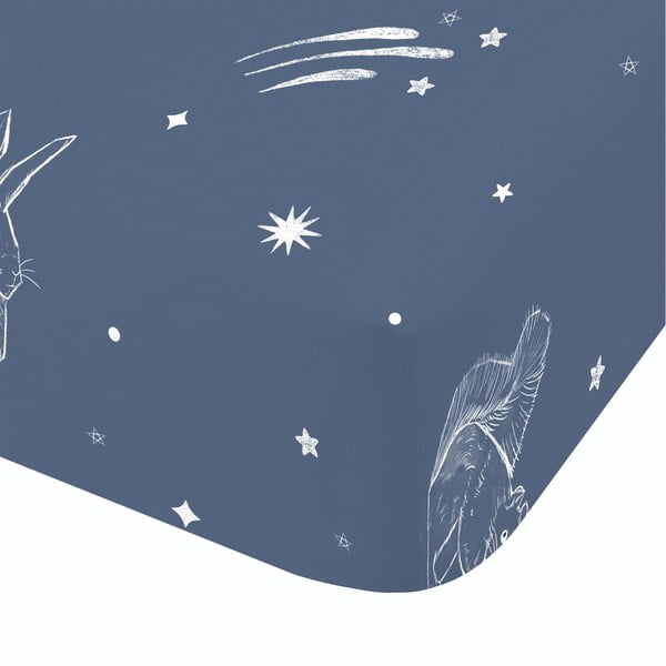Napínací flanelové dětské prostěradlo 90x190 cm Starlight Animals – Bianca
