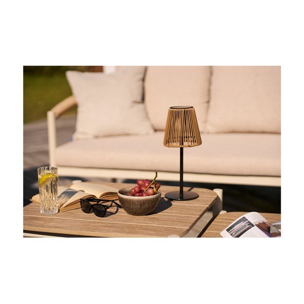 LED stolní /přenosné solární venkovní svítidlo ø 14 cm Salford – House Nordic-image-3