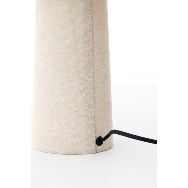 Bílá stolní lampa s textilním stínidlem (výška 50 cm) Musaby – Light & Living-image-2