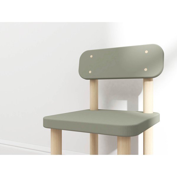 Světle zelená dětská židle Flexa Dots-image-1