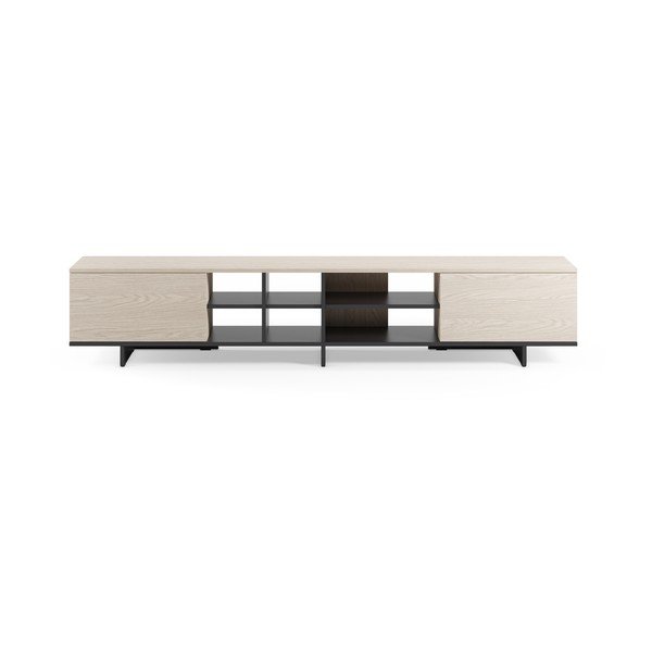 Černý TV stolek 230x44x36 cm Cequoia – Marckeric