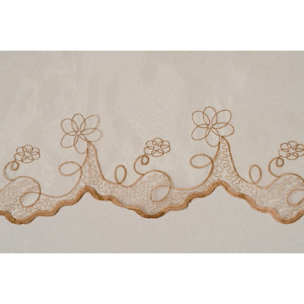 Béžová záclona 140x245 cm Edith – Mendola Fabrics-image-4