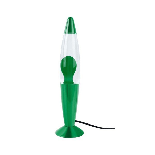 Zelená skleněná lávová lampa (výška 35,5 cm) Funky Rocket Lava – Leitmotiv