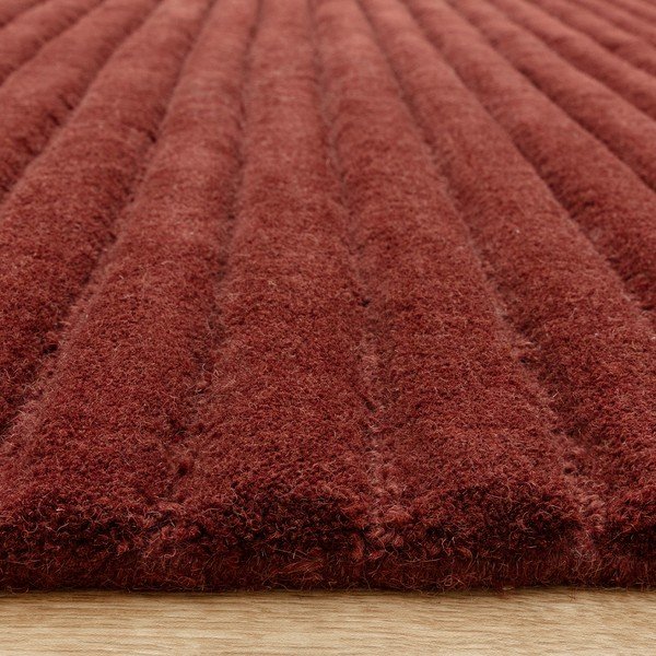 Vínový ručně tkaný vlněný koberec 120x170 cm – Asiatic Carpets-image-1