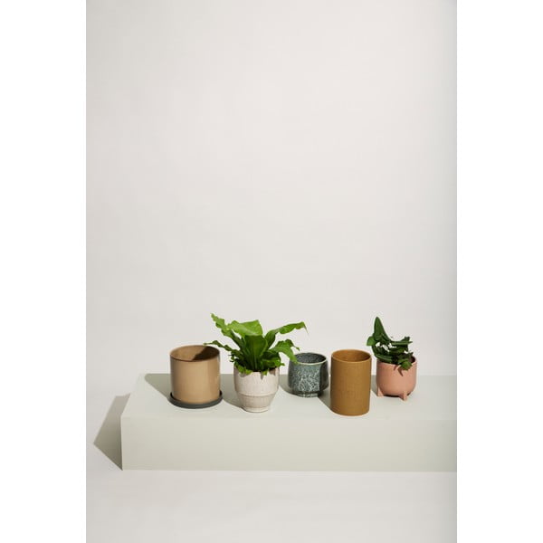 Keramické ručně vyrobené obaly na květináče v sadě 2 ks ø 20 cm Lava – Hübsch-image-4