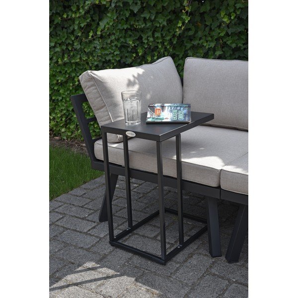 Ocelový zahradní odkládací stolek 43x30,5 cm Dorea – Garden Pleasure-image-1